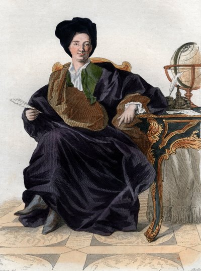 Portrait of Bernard Le Bouyer de Fontenelle, French writer by French School